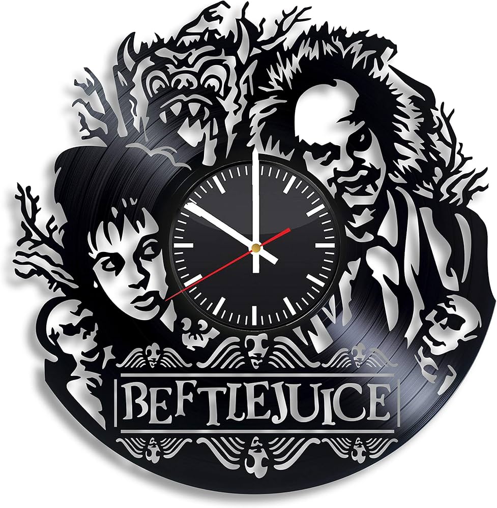 Orologio da parete in vinile Beetlejuice 2