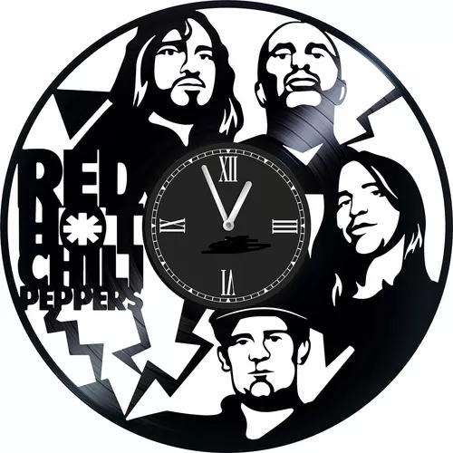 Orologio da parete in vinile Red Hot Chili Peppers