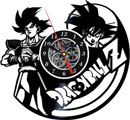 Orologio da parete in vinile Dragonball Z Manga