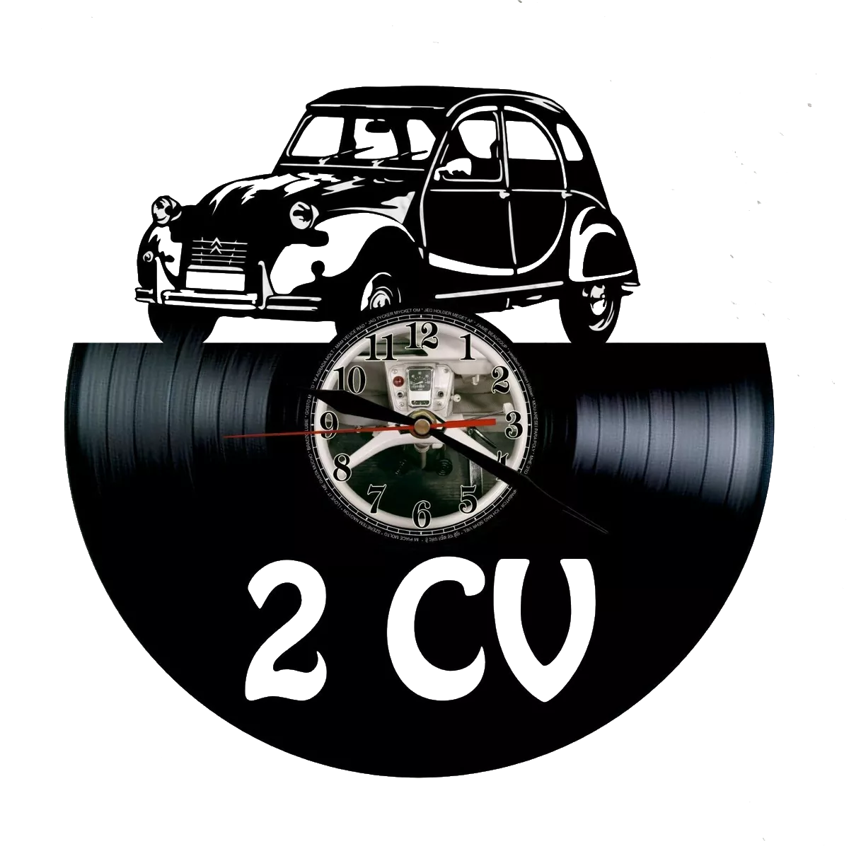 Orologio da parete in vinile Citroen Diane