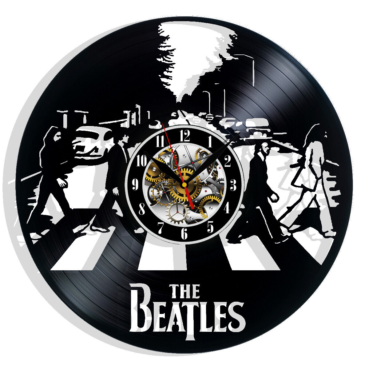 Orologio da parete in vinile Abbey Road