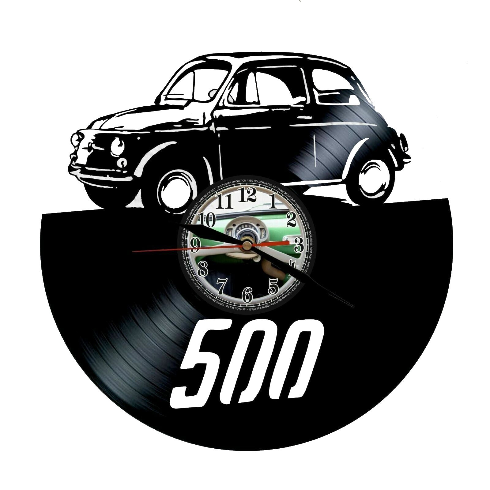 Orologio da parete in vinile 500